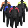 image:imageHWK Motorcycle Rain Suit for Men and Women TwoPiece Waterproof Motorcycle Rain Gear with Reflective Jacket and Pants AllSeason Weatherproof Protection for Riding HiVis Green 2XLargeBlue