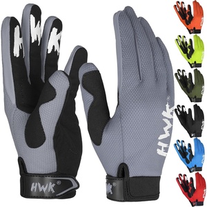 HWK Motorcycle Gloves for Men & Women Motocross Riding Driving Tactical Cycling Biker Moto Racing All-Purpose Gloves(Grey)