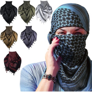 HWK Shemagh Tactical Desert Military Head Scarf Men Women Motorcycle Face Mask Biker Arab Wrap Summer Keffiyeh Cover Scarves…